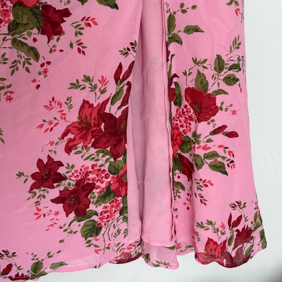 New! Reformation Juliette Valeria Rose, Pink Floral Size 8 - Picture 6 of 12
